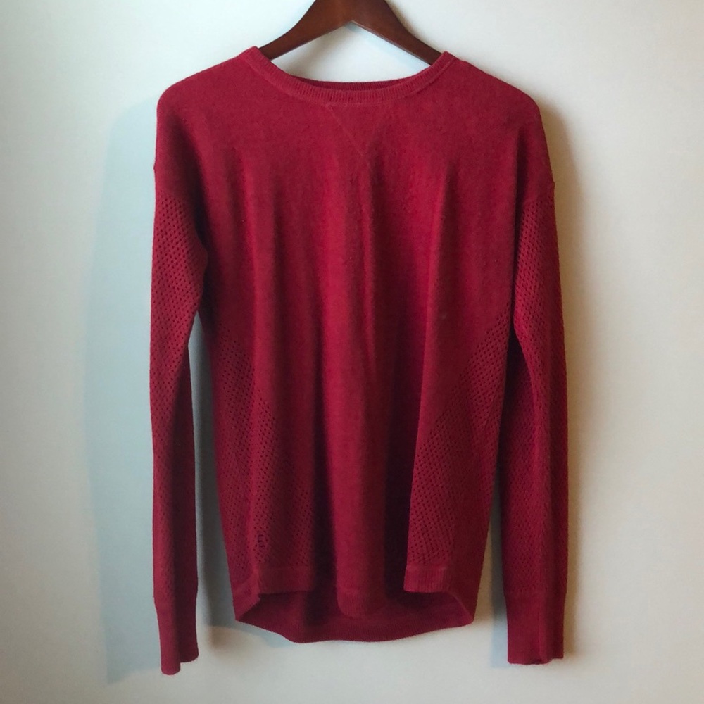 Sweet Romeo Open Stitch Sweater Sweatshirt